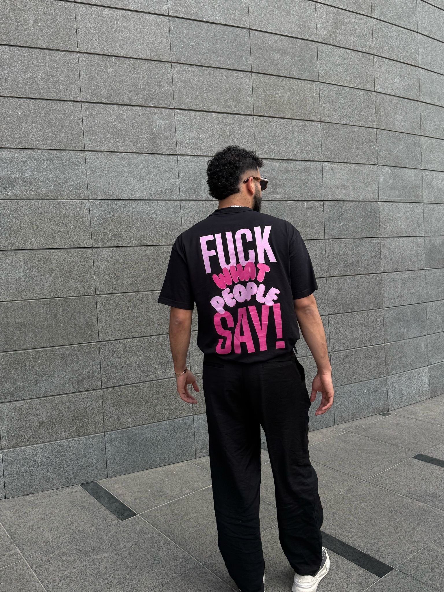 Camiseta Fuck what the people say