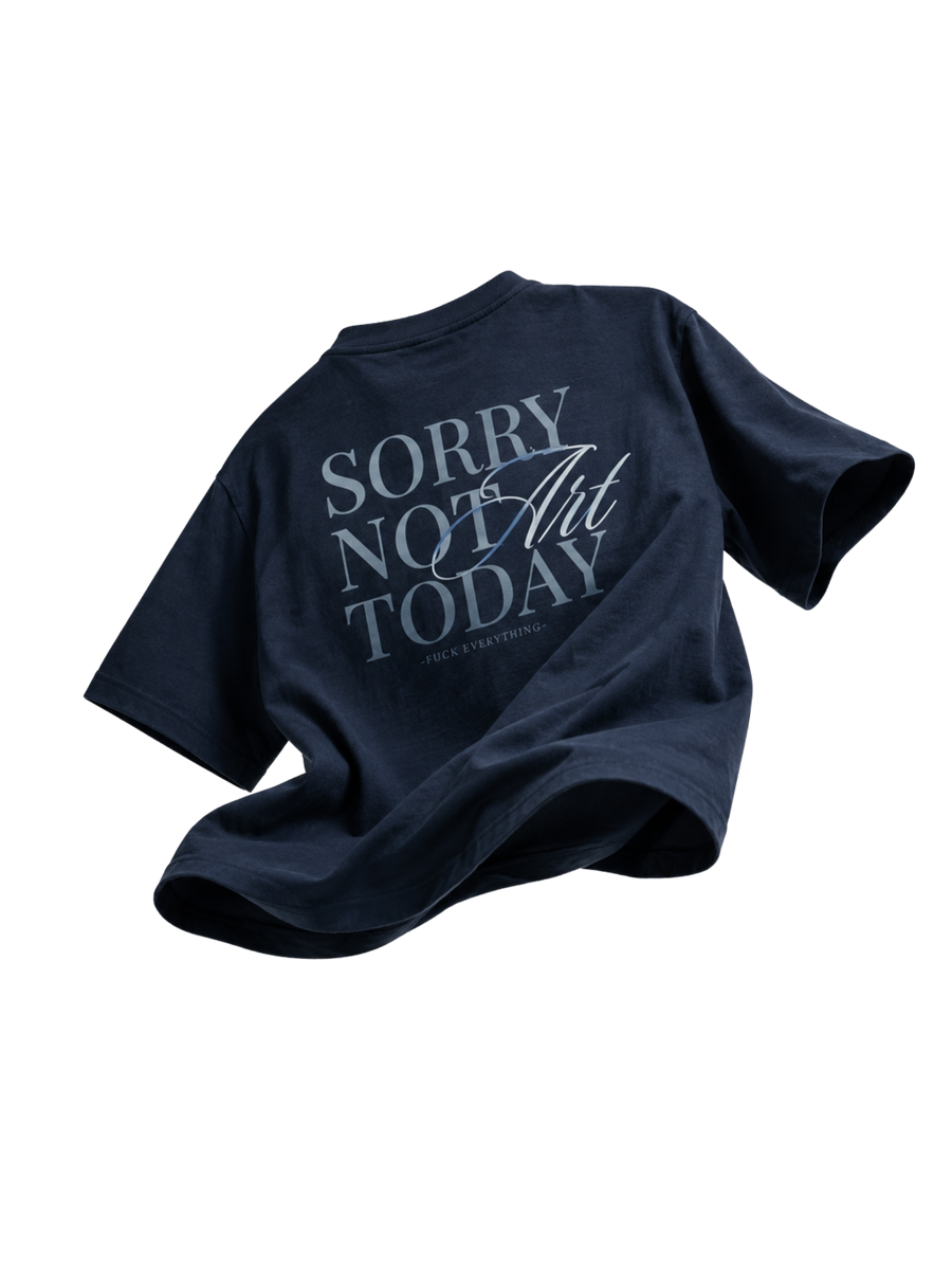 Camiseta Sorry Not Art Today Navy